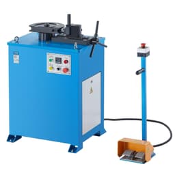 image-VEVOR Electric Tube Bending Machine, 1.5 KW Electric Tube Bender for 5/8 to 1-1/2 inch Pipes, Pipe Bender Machine with 5 Set Dies, Manual & Auto Modes and 180° Max Bending Angle (220V 60Hz 3-Phase)