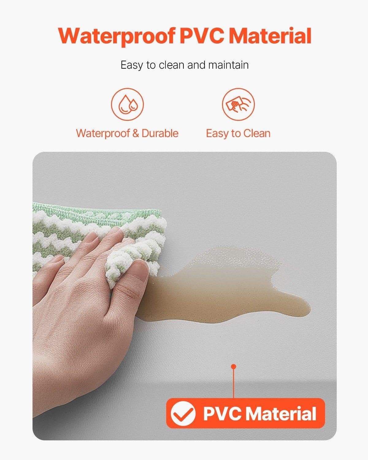 image-VEVOR Fall Mat for Elderly, 3/4-inch Thickened Fall Prevention Pad with Beveled Edge, Anti-Slip Bedside Safety Floor Mat for Seniors, Handicaps, Patients (24 x 70 inch)