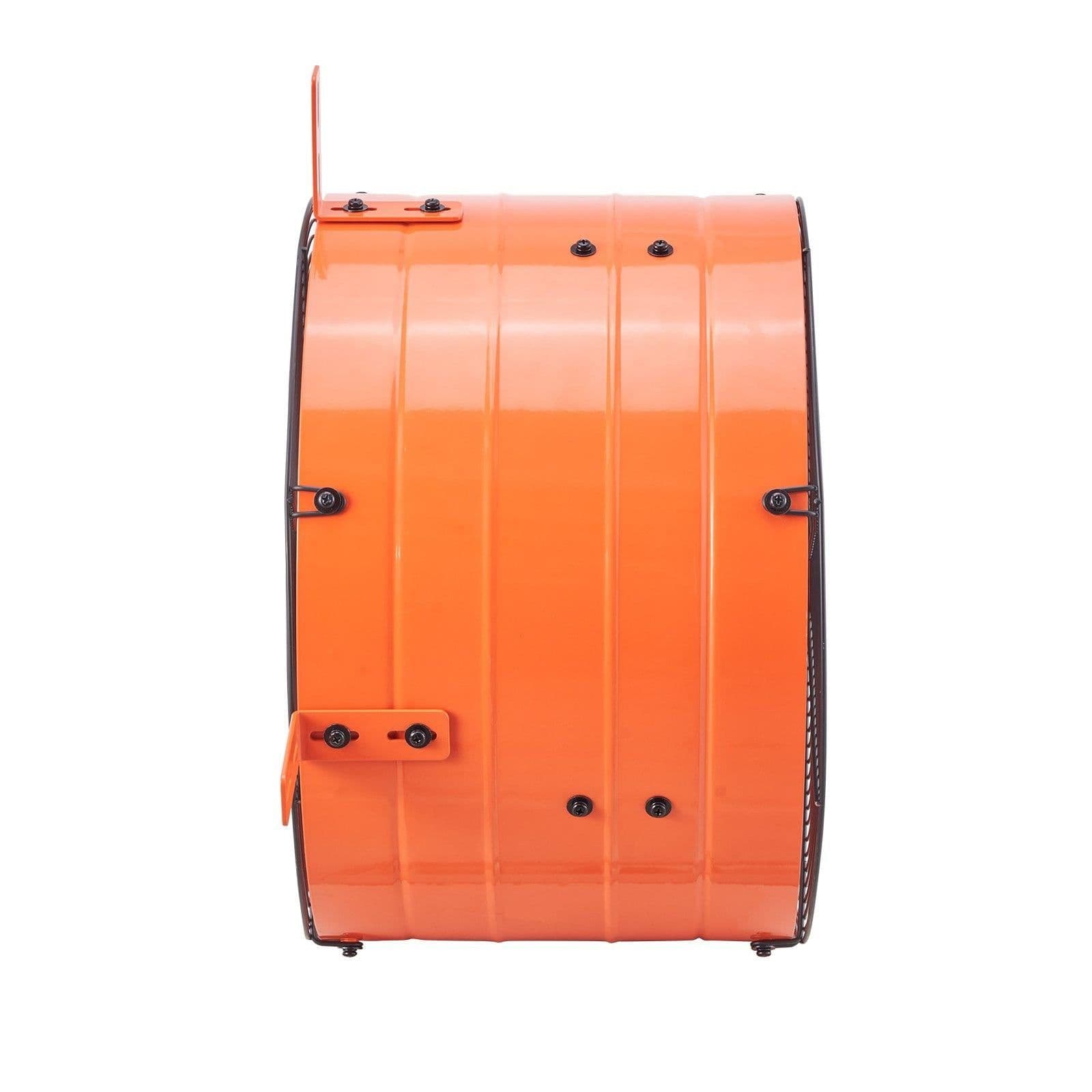 image-VEVOR Gable Mount Fan, 16 Inch Attic Exhaust Fan with Adjustable Thermostat & Outer Mesh, 2940 CFM House Ventilator Cools Up to 4200 Sq.Ft, Quiet Ventilation for Roof, Garage & Shop, Vibrant Orange