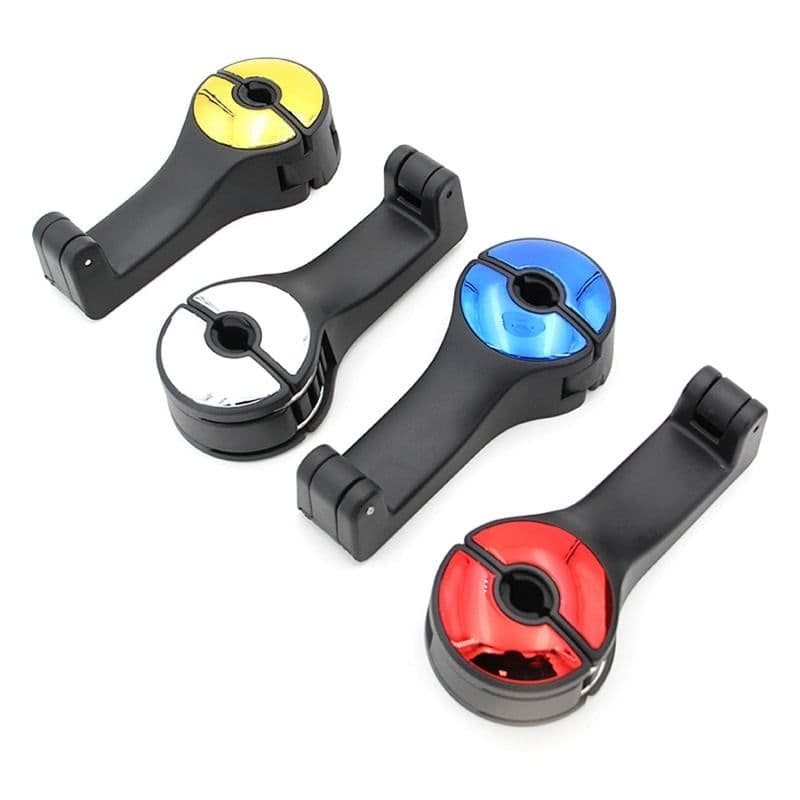 image-Car Headrest Hook Phone Car Holder Car Hanger For A4 B6 Seat Back Hanger Storage Hook Phone Holder Auto Fastener Clip