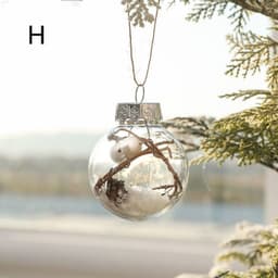 image-New Year Christmas Tree Ornaments Decorations Gold Powder Bright Painted Mixed Plastic Balls