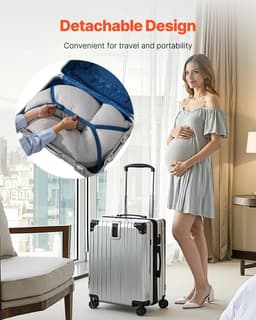 image-VEVOR Pregnancy Pillows for Side Sleeping, L-Shaped Maternity Pillow for Pregnant Women, Soft & Breathable Pregnancy Body Pillow with Washable Jersey Cover for Head Neck Belly Leg Support, Light Gray