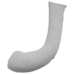 image-VEVOR Pregnancy Pillows for Side Sleeping, L-Shaped Maternity Pillow for Pregnant Women, Soft & Breathable Pregnancy Body Pillow with Washable Jersey Cover for Head Neck Belly Leg Support, Light Gray