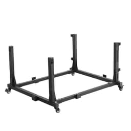 image-VEVOR Jeep Door Storage Cart, 4 Doors Moveable Storage Cart Rack with Thickened Rubber Cushion, Sturdy Car Door Holder Cart Fit for Jeep Wrangler JK JL/Gladiator JT 2007- 2023 JK JL / Gladiator JT