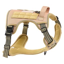 image-VEVOR Dog Harness for Large Dogs, No Pull Tactical Dog Harness Adjustable Pet Vest, with Handle, Metal Rings, Buckles, Reflective Stitching Nylon Oxford Fabric, for Training, Walking, and Hiking