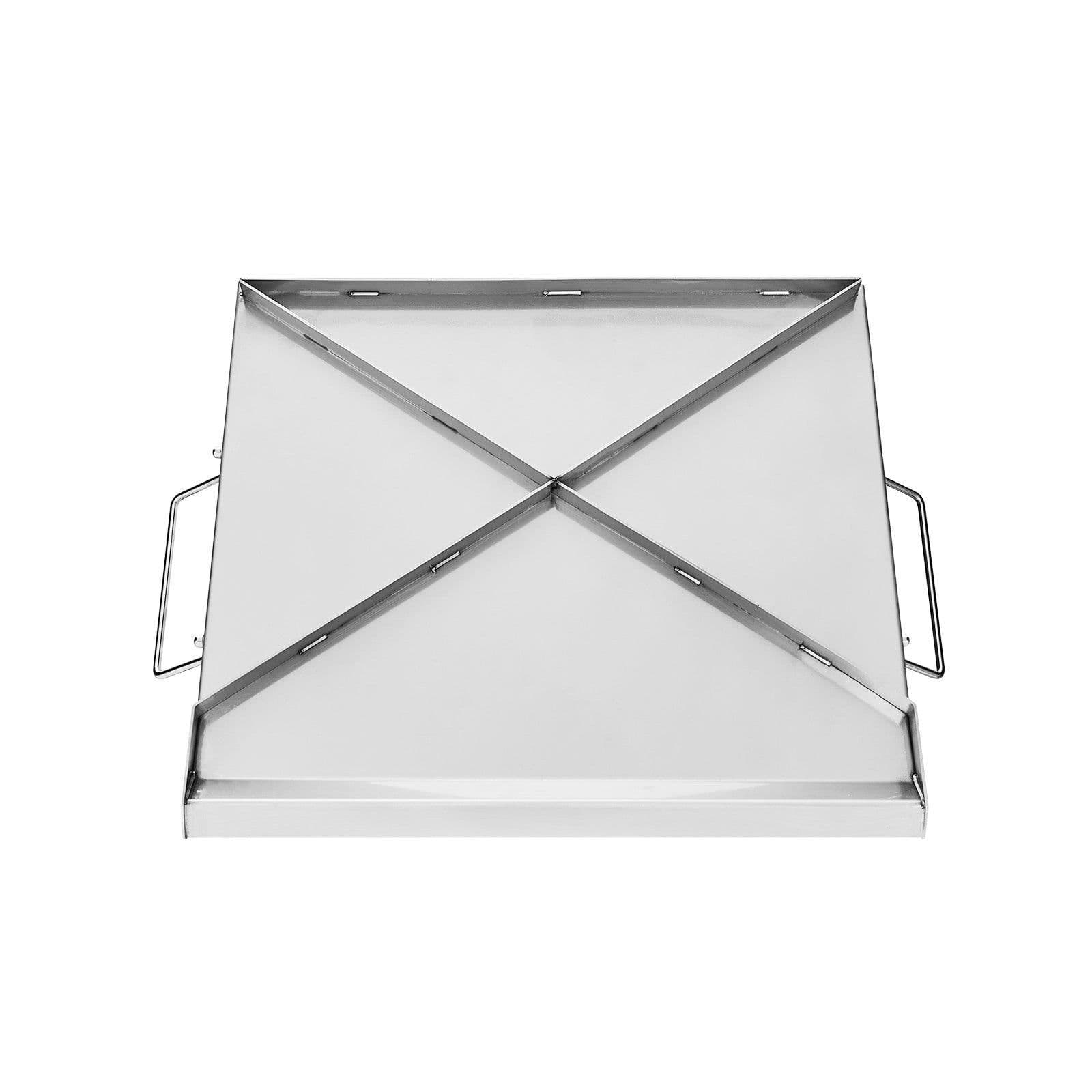 image-VEVOR Stainless Steel Griddle, 18x16 inch Universal Flat Top Rectangular Plate, Gas Grill Griddle for BBQ Grill, Teppanyaki, Portable Family Cookware with Handle, for Camping Tailgating Party