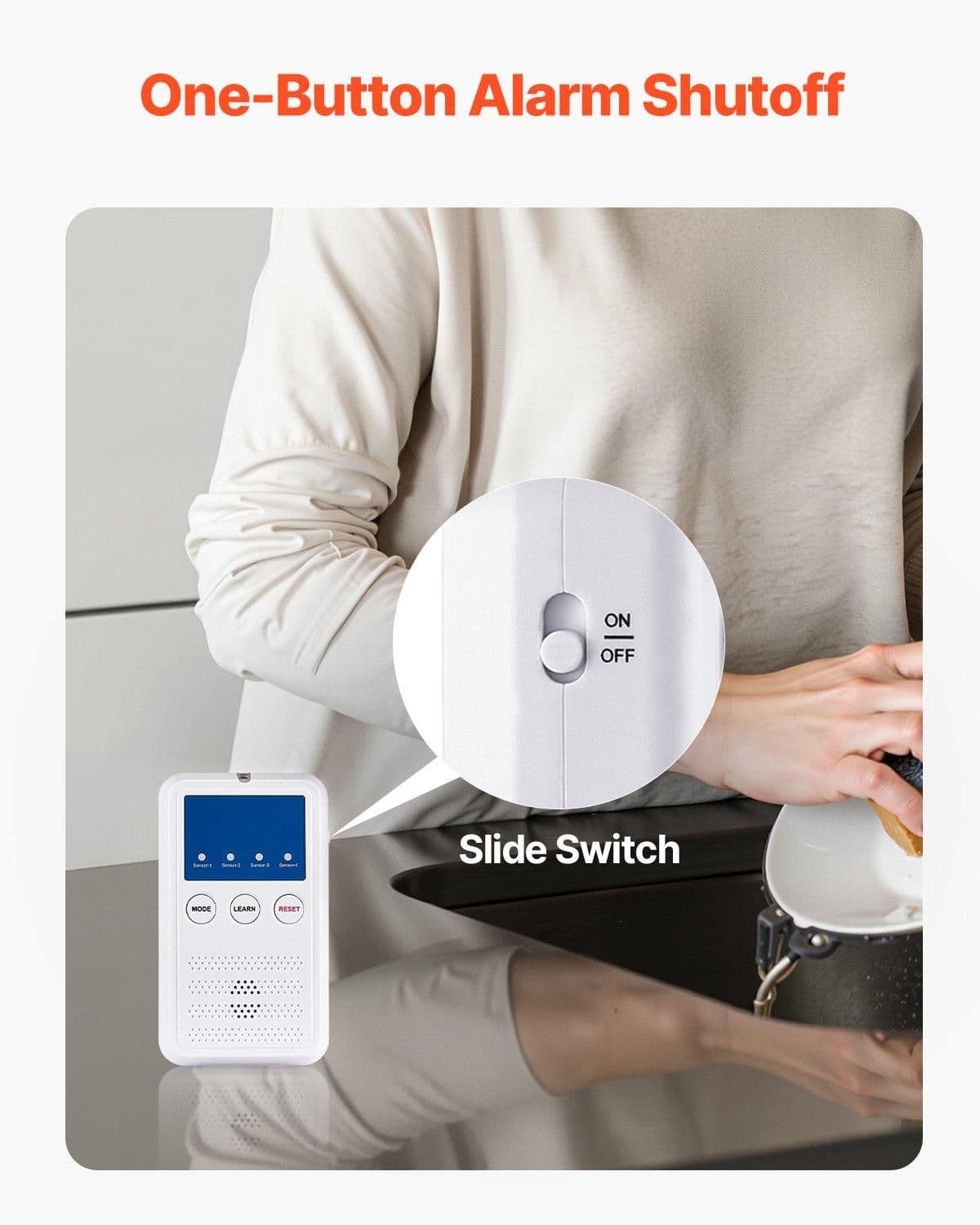 image-VEVOR Early Alert Bed Alarm System, Wireless Bed Sensor Pad with Call Button & Pager, Pre-Alert Safety Bed Alarms and Fall Prevention for Elderly, Dementia Patients, and Adults (10 x 35-inch)