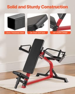 image-VEVOR Incline Chest Fly and Rear Delt Fly Machine, 450 LBS Chest Machine, Adjustable Fitness Chest Bench Set, Home Gym Equipment for Upper Body Strength Training Machine