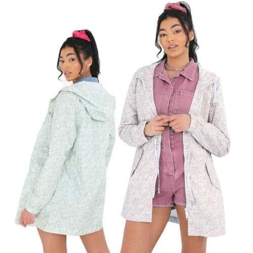 image-Ladies Brave Soul Lolo Ditsy Rain Mac