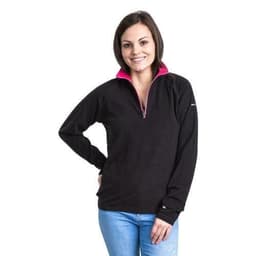 image-Ladies Trespass Skylar Half Zip Top Fleece Jumper