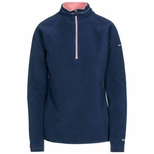 image-Ladies Trespass Skylar Half Zip Top Fleece Jumper
