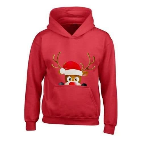 image-Kids XMAS1 "Hiding Reindeer" Hoodie