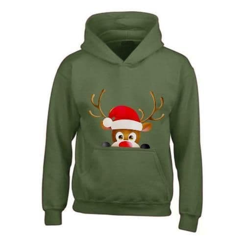 image-Kids XMAS1 "Hiding Reindeer" Hoodie