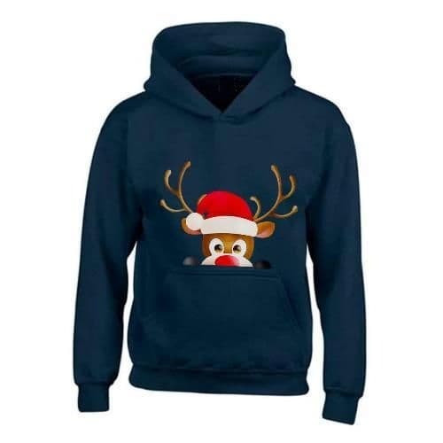 image-Kids XMAS1 "Hiding Reindeer" Hoodie