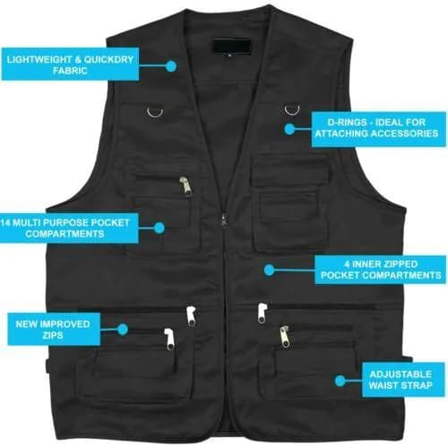 image-Multi Pocket Utility Vest