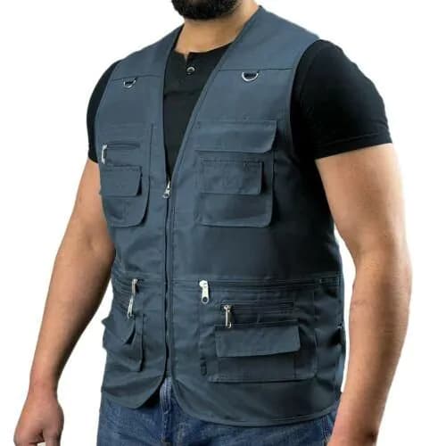 image-Multi Pocket Utility Vest