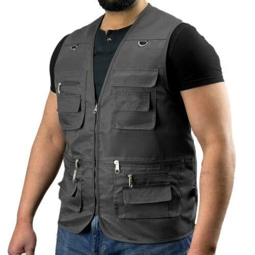 image-Multi Pocket Utility Vest