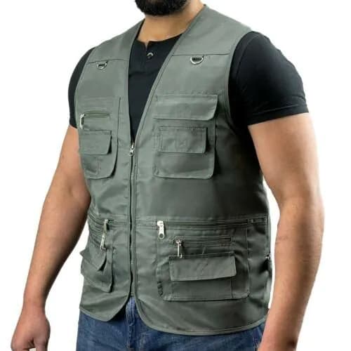 image-Multi Pocket Utility Vest