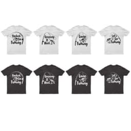 image-Men's Premium Fishing Logos T-Shirt