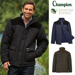image-Mens Champion Lewis Fleece Lined Jacket