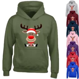 image-Kids XMS2 "Sitting Reindeer" CustomPX Hoodie