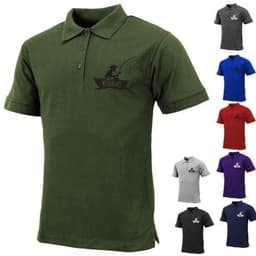 image-Mens "Gone Fishing" Polo Shirt