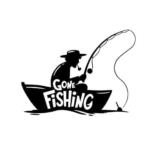 image-Mens "Gone Fishing" Polo Shirt
