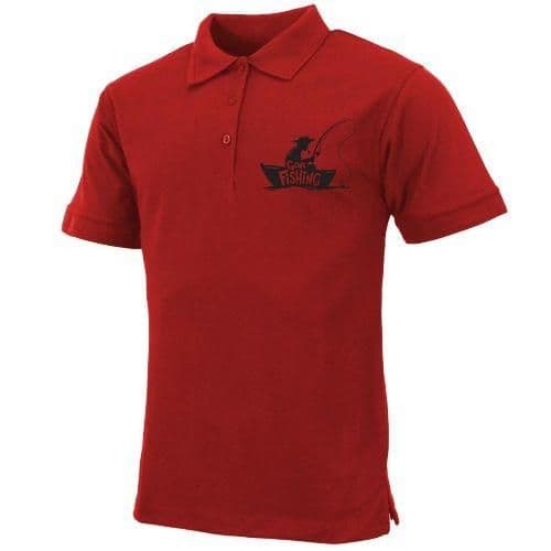 image-Mens "Gone Fishing" Polo Shirt