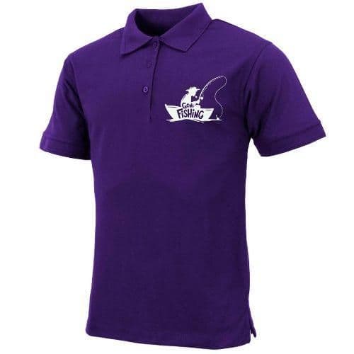 image-Mens "Gone Fishing" Polo Shirt