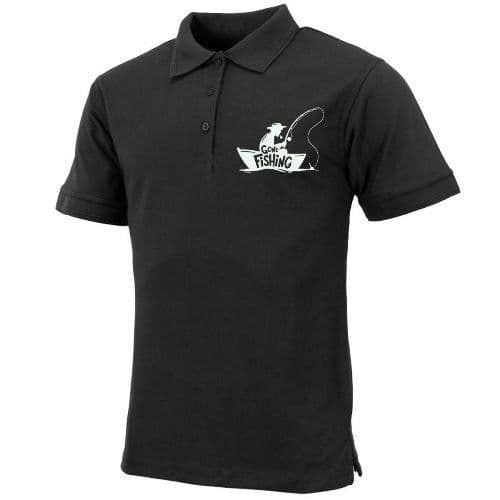 image-Mens "Gone Fishing" Polo Shirt