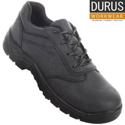 image-Durus Workwear Steel Toe Cap Lace-Up Uniform Shoe SBU07