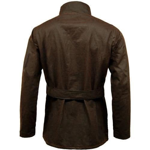 image-Game Continental Belted Motorcyle Wax Jacket
