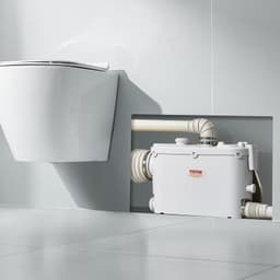 image-VEVOR Macerator Pump 500W - 29 GPM Upflush Toilet Pump 4 Inlets