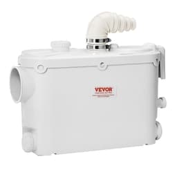 image-VEVOR Macerator Pump 500W - 29 GPM Upflush Toilet Pump 4 Inlets