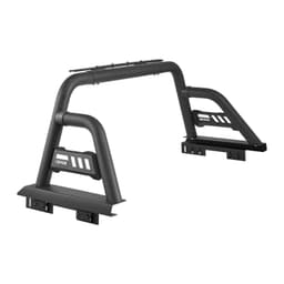 image-VEVOR Truck Bed Roll Bar, Universal Pickup Sport Adjustable Bar Chase Rack Compatible with Mid-Size Truck, Carbon Steel Construction with Extension Light Bracket, No Rack Included