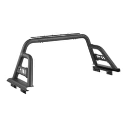 image-VEVOR Truck Bed Roll Bar, Universal Pickup Sport Adjustable Bar Chase Rack Compatible with Mid-Size Truck, Carbon Steel Construction with Extension Light Bracket, No Rack Included