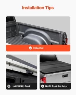 image-VEVOR Overland Truck Bed Rack, 14.4-17.3 in Height, Adjustable Bed Cargo Rack with Security LED Light, Compatible with Ram 1500/Tundra/Silverado 1500/F150/Gladiator JT/Colorado/Canyon/Ranger/Maverick