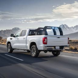 image-VEVOR Overland Truck Bed Rack, 14.4-17.3 in Height, Adjustable Bed Cargo Rack with Security LED Light, Compatible with Ram 1500/Tundra/Silverado 1500/F150/Gladiator JT/Colorado/Canyon/Ranger/Maverick