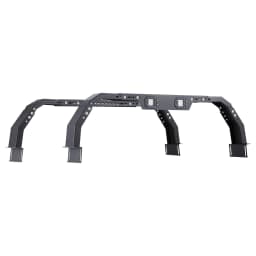 image-VEVOR Overland Truck Bed Rack, 14.4-17.3 in Height, Adjustable Bed Cargo Rack with Security LED Light, Compatible with Ram 1500/Tundra/Silverado 1500/F150/Gladiator JT/Colorado/Canyon/Ranger/Maverick