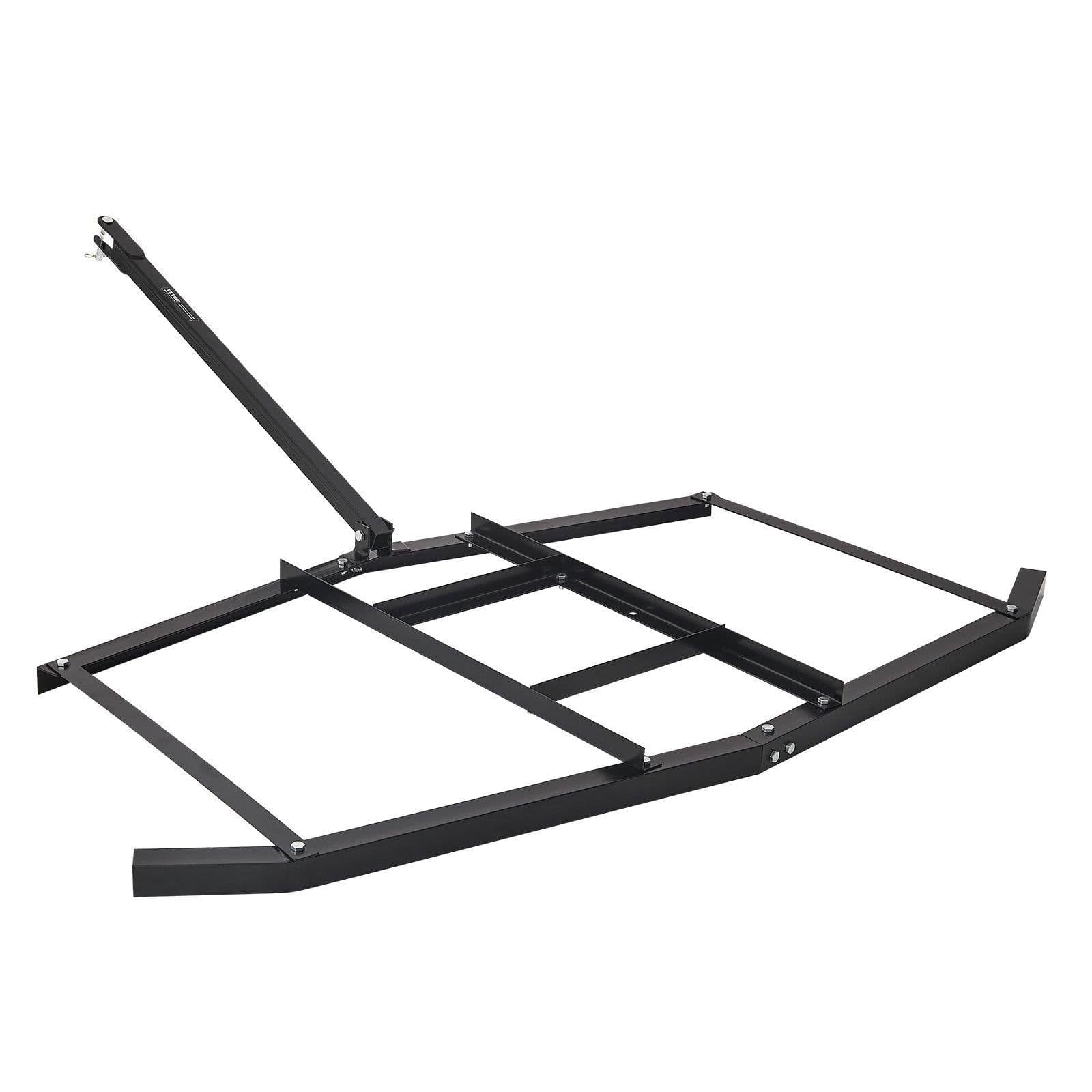 image-VEVOR Drag Harrow, 74" Width Tow Behind Drag Harrow, Q235 Steel Driveway Grader with Adjustable Bars & Pin Hitch, Support up to 50 lbs, Tractor Driveway Harrow for ATVs, UTVs, Garden Lawn Tractors