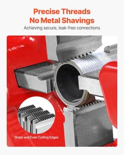 image-VEVOR Threading Machine Dies, 1"-2" NPT Pipe Dies(4 Packs), Right-Handed HSS Pipe Threading Dies, Fit VEVOR Split-Type Machines, RIDGID Universal Die Heads 504A, 711, 713, 811A, 815A, 816, 817, 842