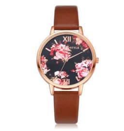 image-High Quality Fashion Leather Strap Rose Gold Women Watch Casual Love Heart Quartz Wrist Watch Women Dress Ladies Luxury Watches