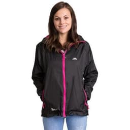 image-Trespass Qikpac Ladies Waterproof Hooded Jacket With Packaway Pouch