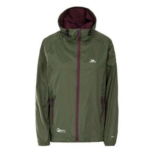 image-Trespass Qikpac Ladies Waterproof Hooded Jacket With Packaway Pouch