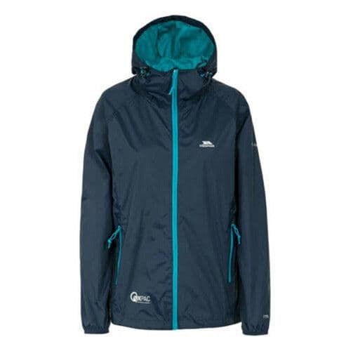 image-Trespass Qikpac Ladies Waterproof Hooded Jacket With Packaway Pouch