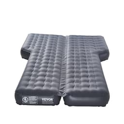 image-VEVOR Car Air Mattress, Inflatable Car Camping Mattress, Oxford Thickened Travel Beds, Comfortable and Durable Portable Sleeping Pad with Air Pump, Nozzle, Carry Bag, Fits Most SUV MPV Sedan, Gray