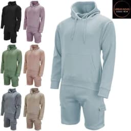 image-Mens Urban Road Short & Hoodie Co-ord Set