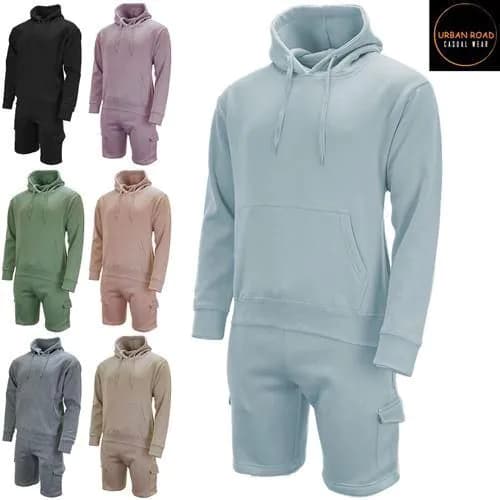 image-Mens Urban Road Short & Hoodie Co-ord Set