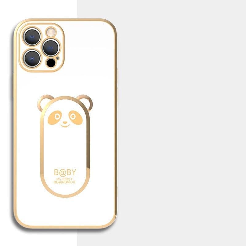 image-Panda Magnetic Ring Holder Phone Case Cover