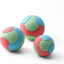 image-Solid Rubber Dog Balls for Dogs Virtually Indestructible Pet Dog Interactive Toy Training Chew Play Fetch Bite Toys